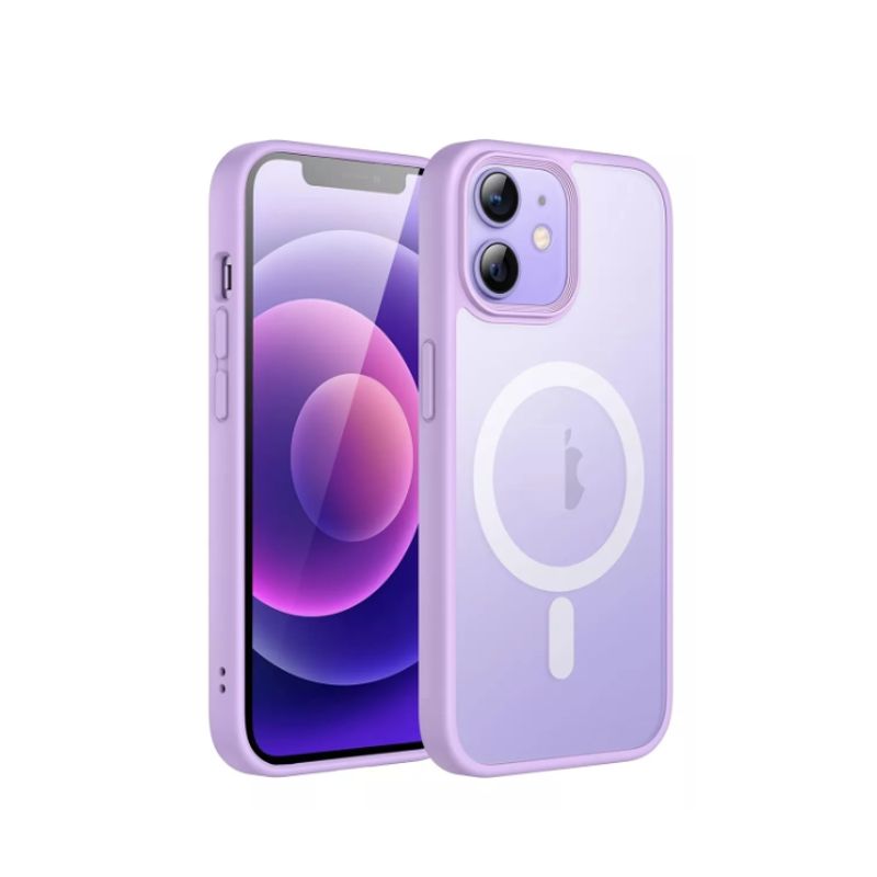 GENERICO - Carcasa Mate Para iPhone varios Funda Magnética Traslucida