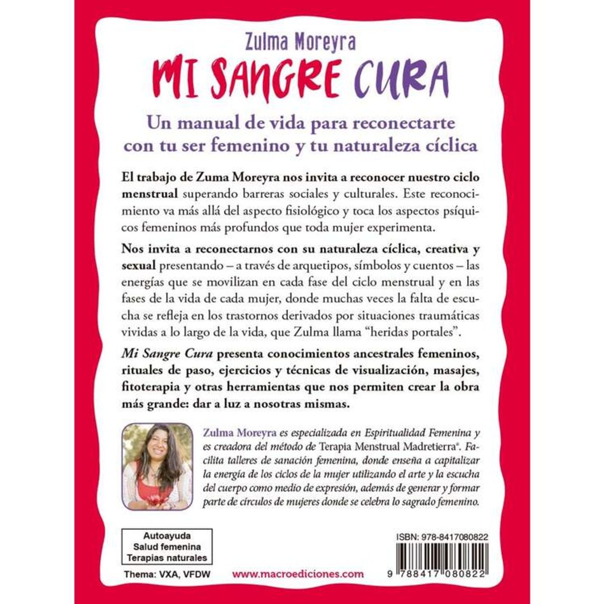 MACRO EDICIONES - RECONÉCTATE CON EL PODER DEL CICLO MENSTRUAL - ZULMA MOREYRA