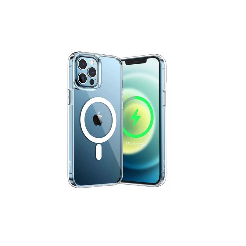 GENERICO - Carcasa Magnética Para iPhone 12 Pro Max Transparente