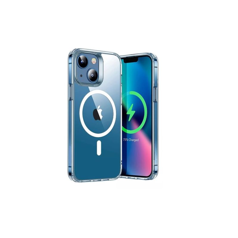 GENERICO - Carcasa Magnética Para iPhone 13 Mini Transparente