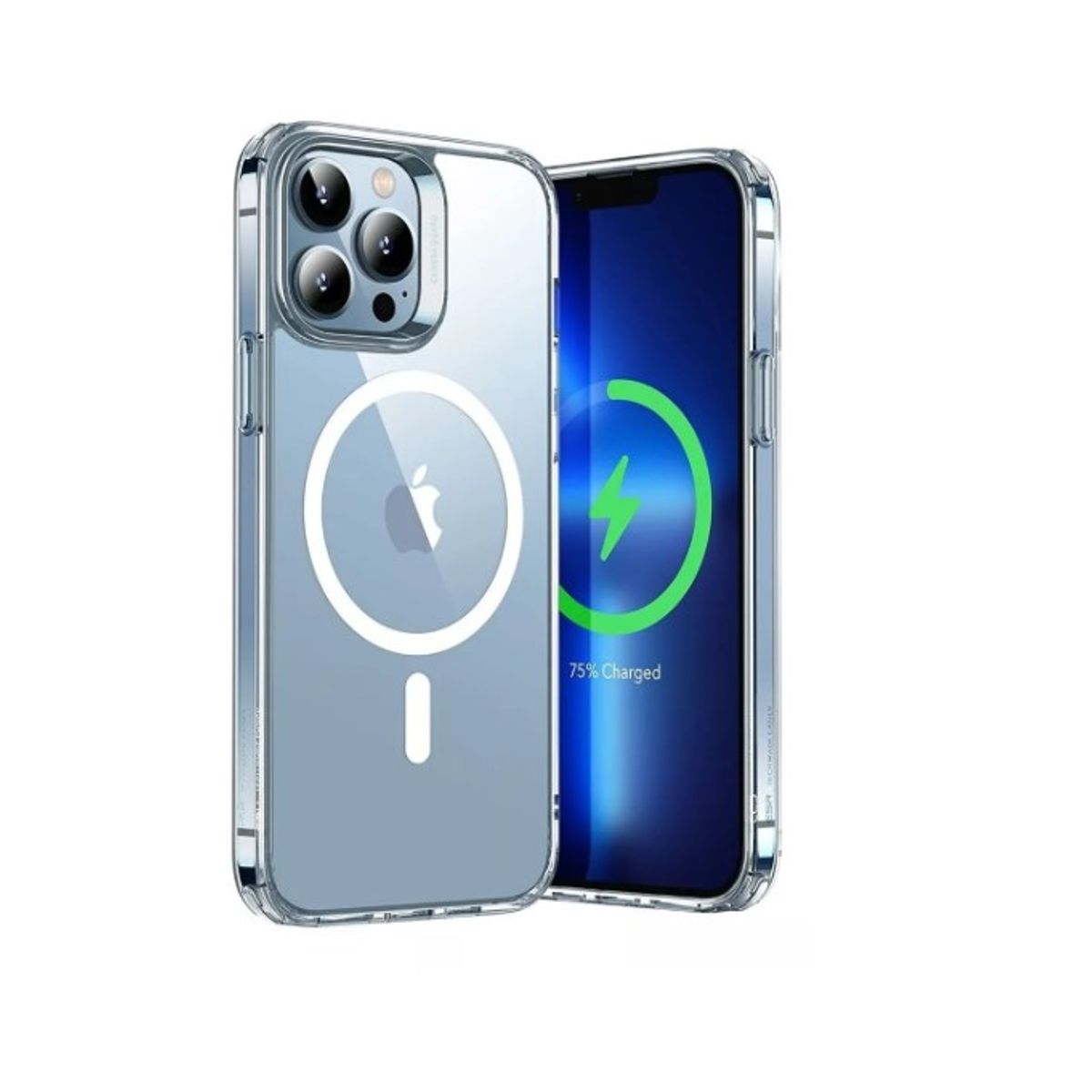 GENERICO - Carcasa Magnética Para iPhone 13 Pro Transparente
