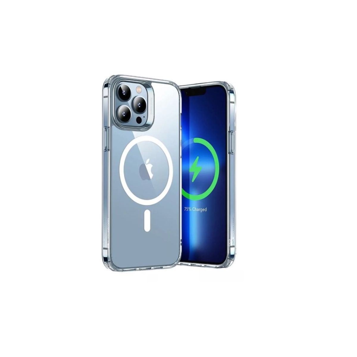 GENERICO - Carcasa Magnética Para iPhone 13 Pro Transparente