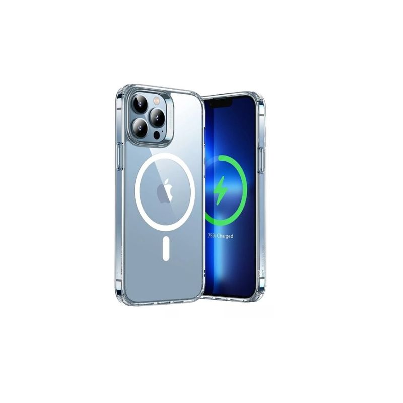 GENERICO - Carcasa Magnética Para iPhone 13 Pro Transparente
