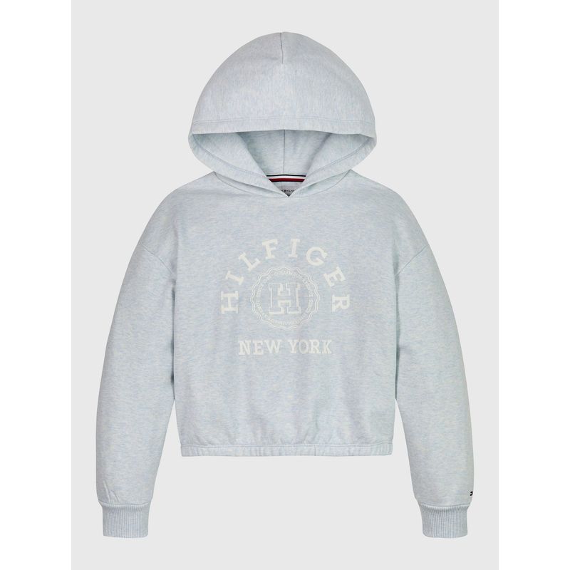 TOMMY HILFIGER - Polerón Hoodie Varsity Relaxed Azul Tommy Hilfiger