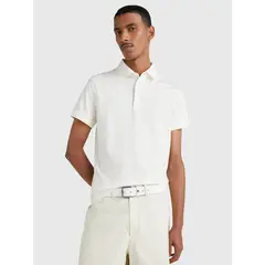 TOMMY HILFIGER - Polo Essential Slim Fit Blanco