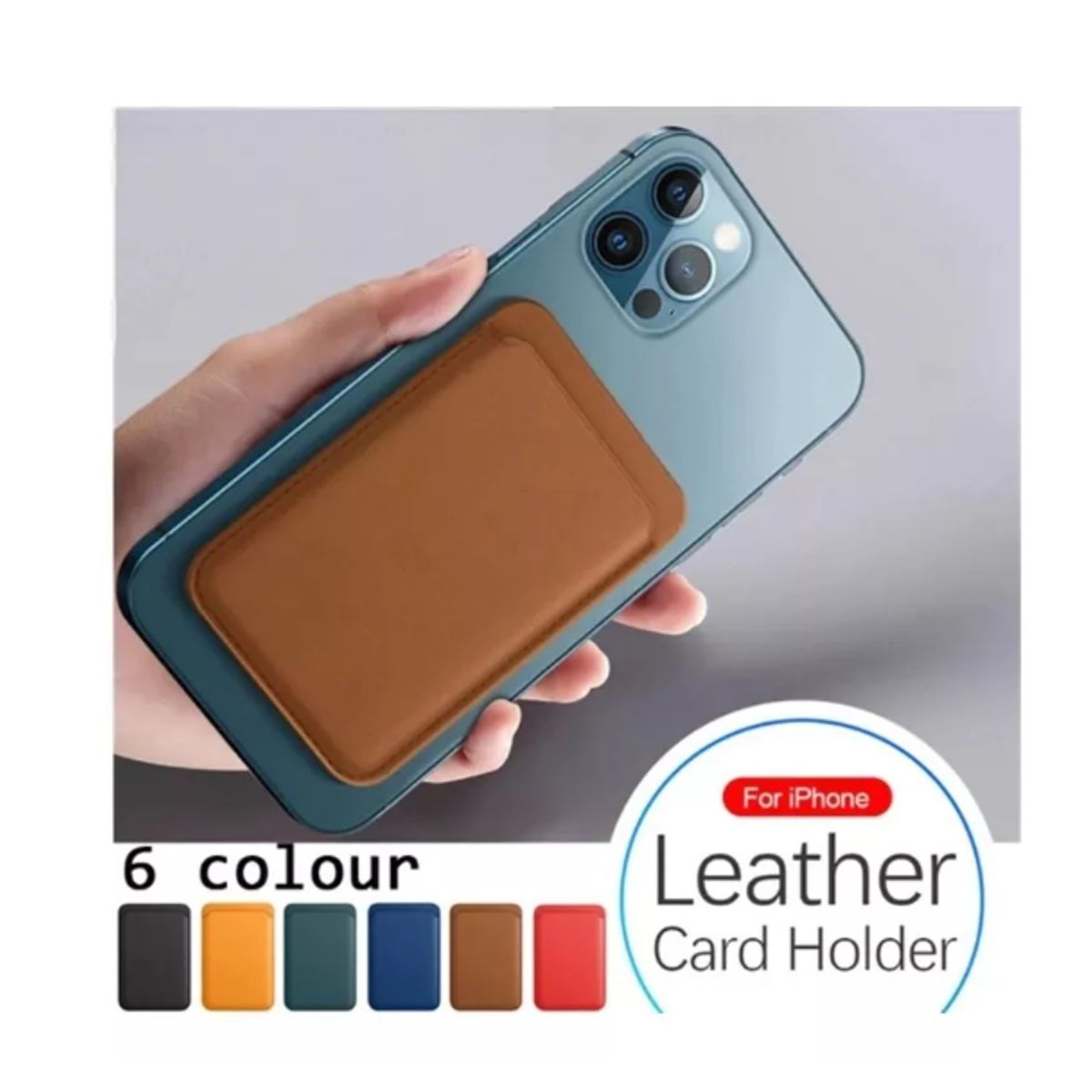 GENERICO - Tarjetero Magnético Magsafe Para iPhone 12, 13 Pro Máx