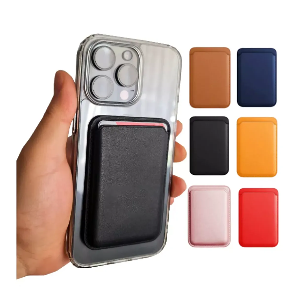 GENERICO - Tarjetero Magnético Magsafe Para iPhone 12 13 Pro Máx