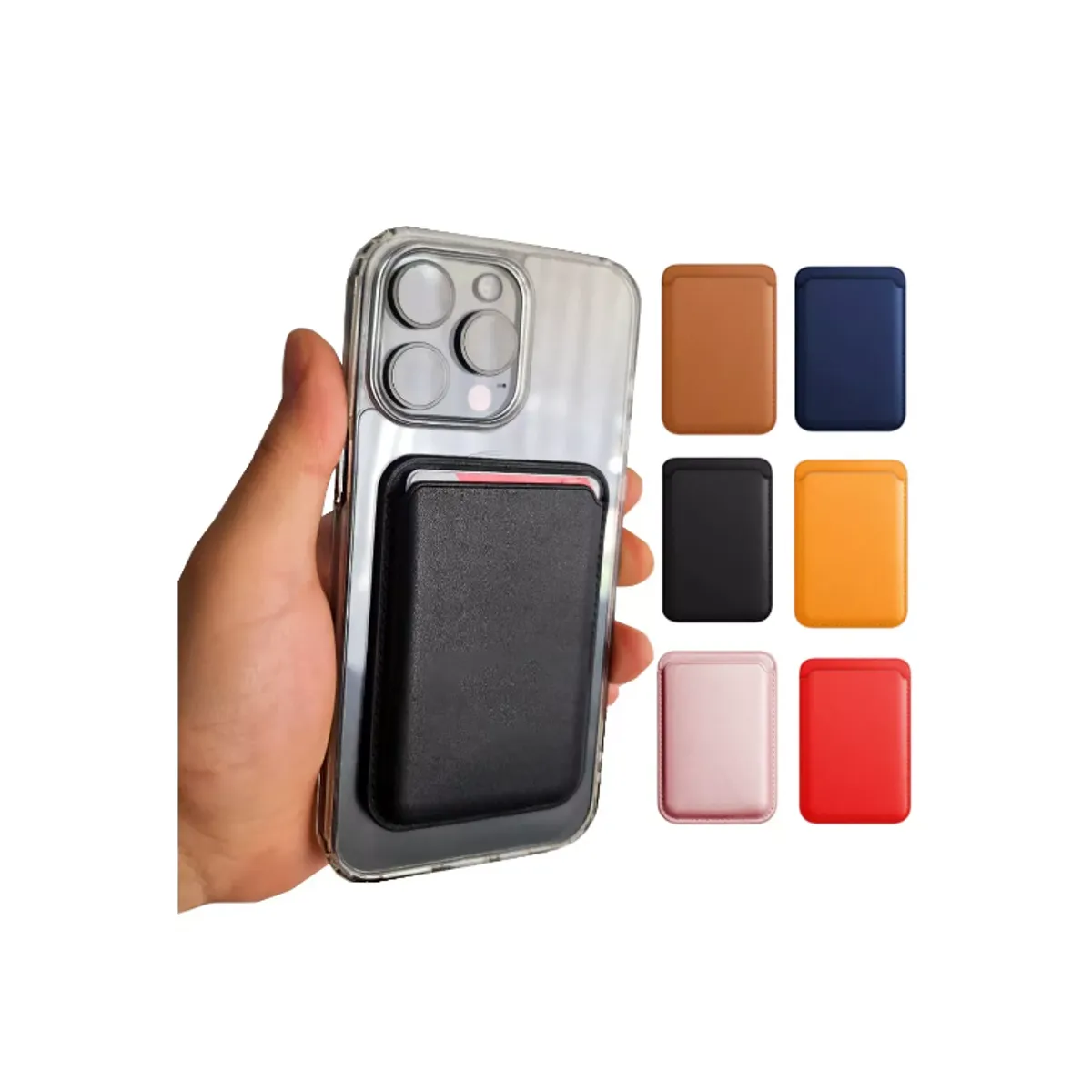 GENERICO - Tarjetero Magnético Magsafe Para iPhone 12 13 Pro Máx