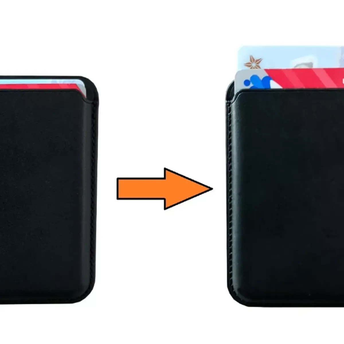GENERICO - Tarjetero Magnético Magsafe Para iPhone 12 13 Pro Máx