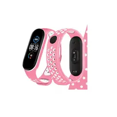 GENERICO - Correas Deportivas Compatible Con Mi Band 56 Rosa