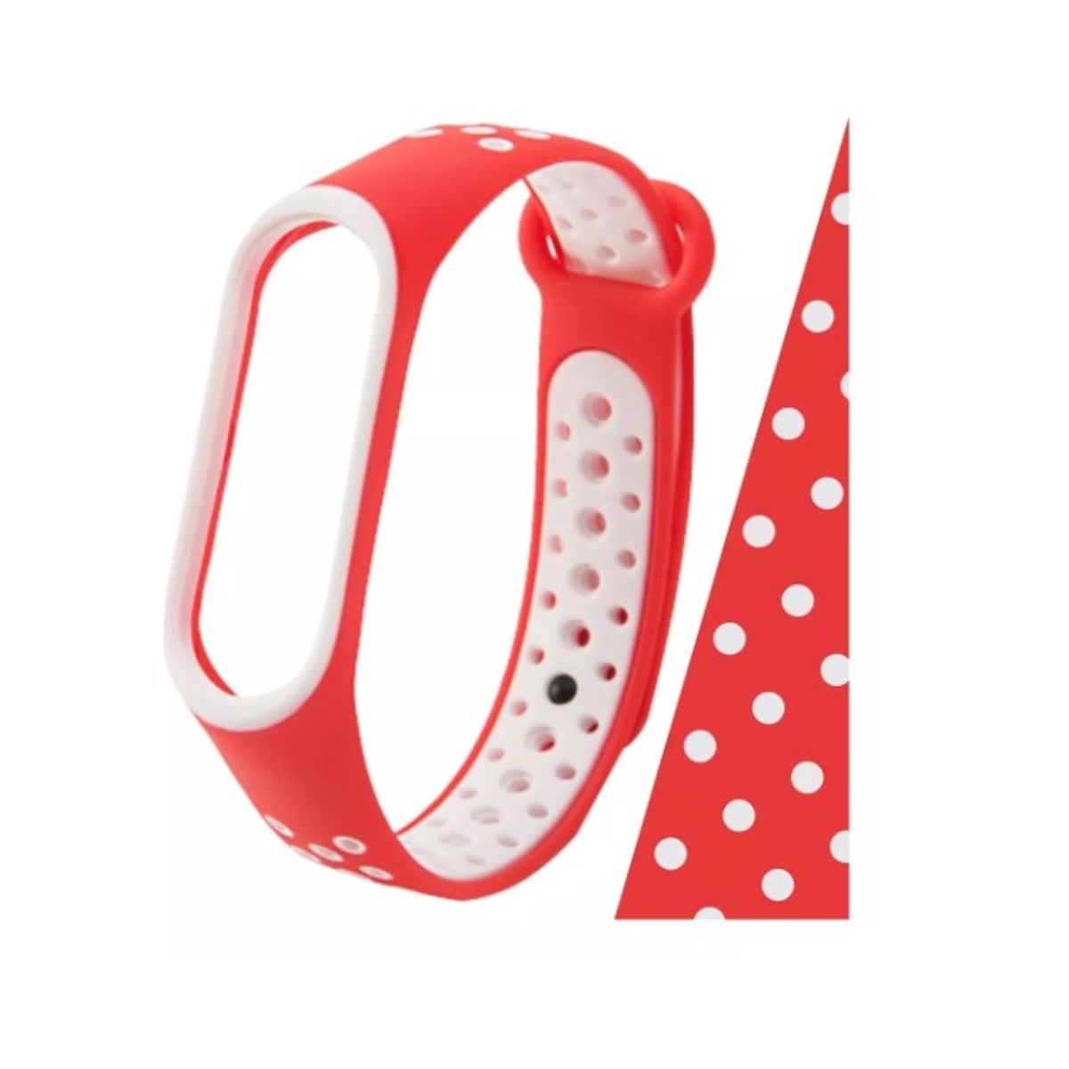 GENERICO - Correas Deportivas Compatible Con Mi Band 56 Rojo