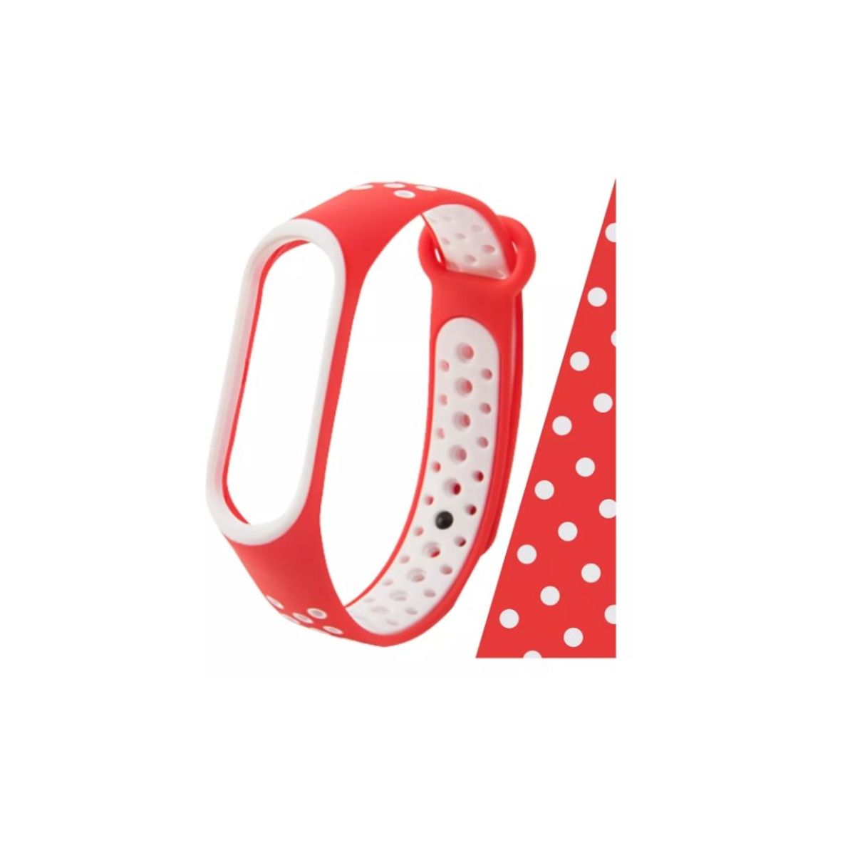 GENERICO - Correas Deportivas Compatible Con Mi Band 56 Rojo