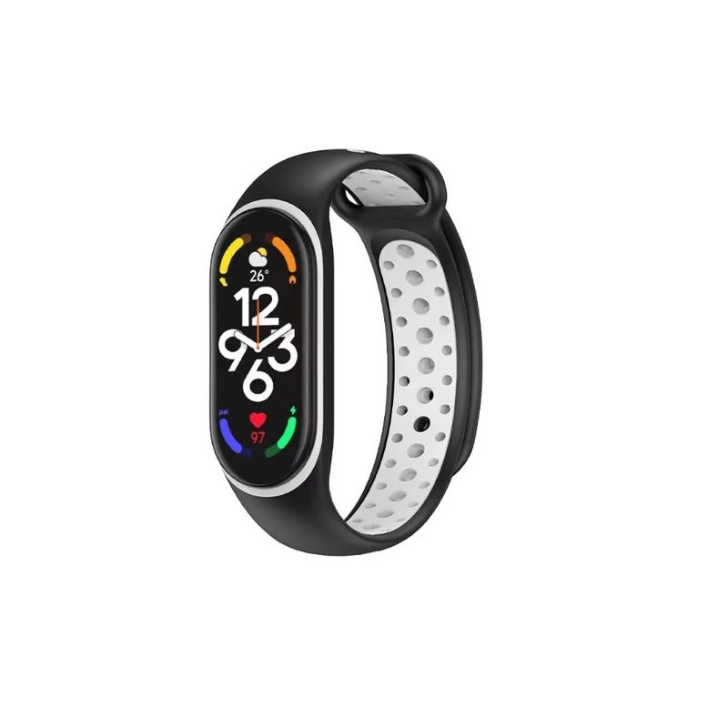GENERICO - Correas Deportivas Compatible Con Mi Band 56 Negro
