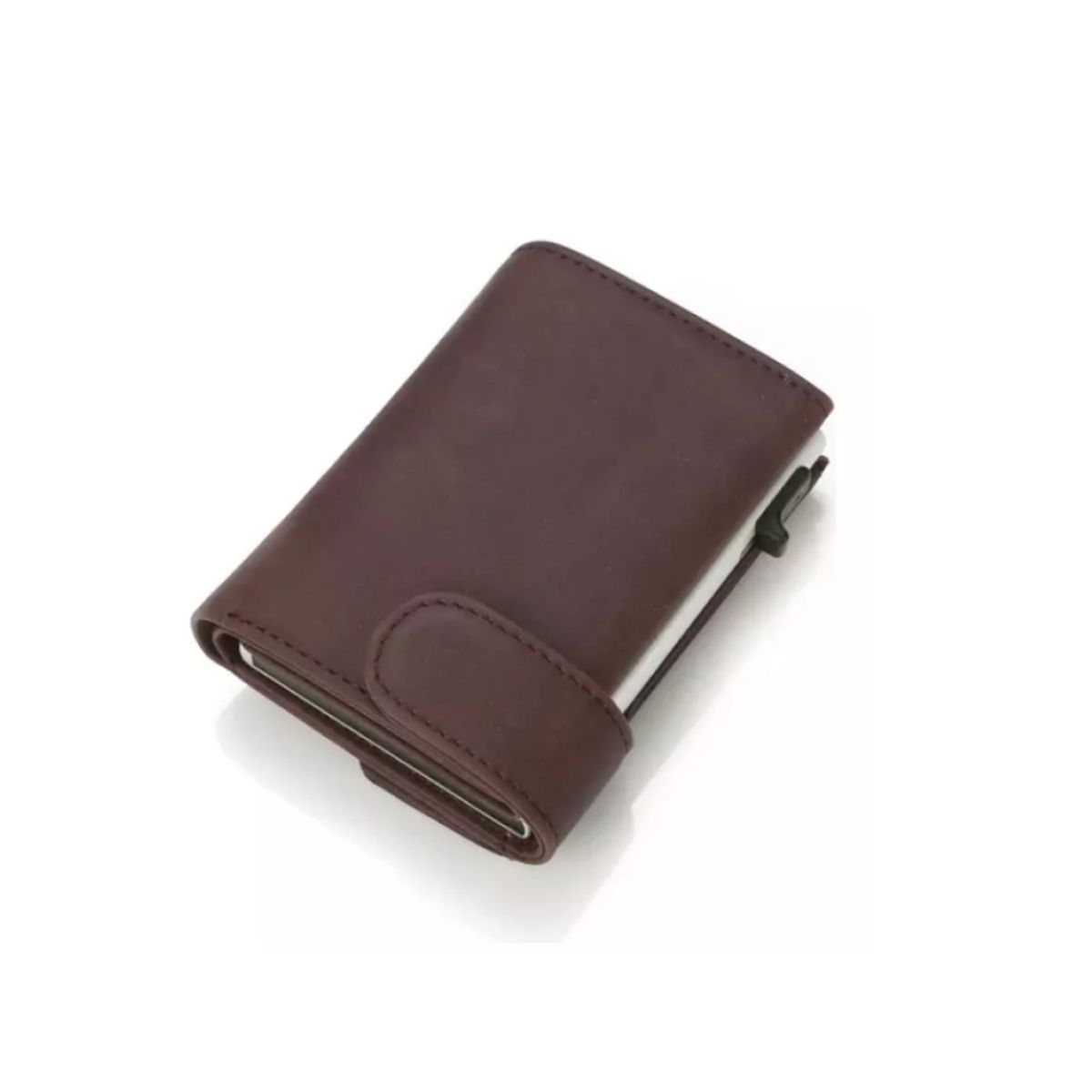 GENERICO - Billetera Tarjetero Rfid Cuero Pu Hombre Minimalista