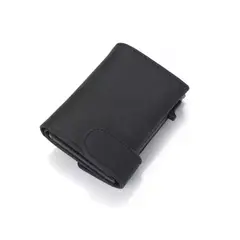 GENERICO - Billetera Tarjetero Rfid Cuero Pu Hombre Minimalista