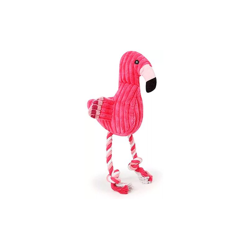 GENERICO - Juguete Perro Cachorro Peluche Flamenco Premium Cuerda