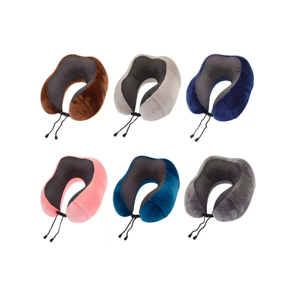 GENERICO - Cojín Para Cuello Cervical Almohada Para Auto Avión Viaje A