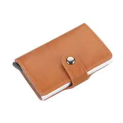 GENERICO - Billetera Hombre Mujer Tarjetero Rfid Cuero Pu  Minimalista