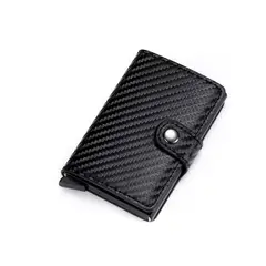 GENERICO - Billetera Tarjetero Rfid Cuero Hombre Mujer Minimalista