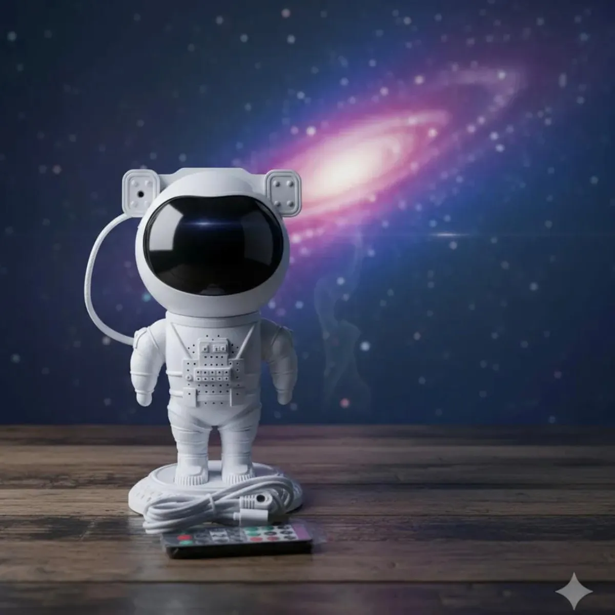 GENERICO - LAMPARA ASTRONAUTA PROYECTOR DE GALAXIA CON BLUETOOTH PARLANTE
