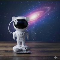 LAMPARA ASTRONAUTA PROYECTOR DE GALAXIA CON BLUETOOTH PARLANTE