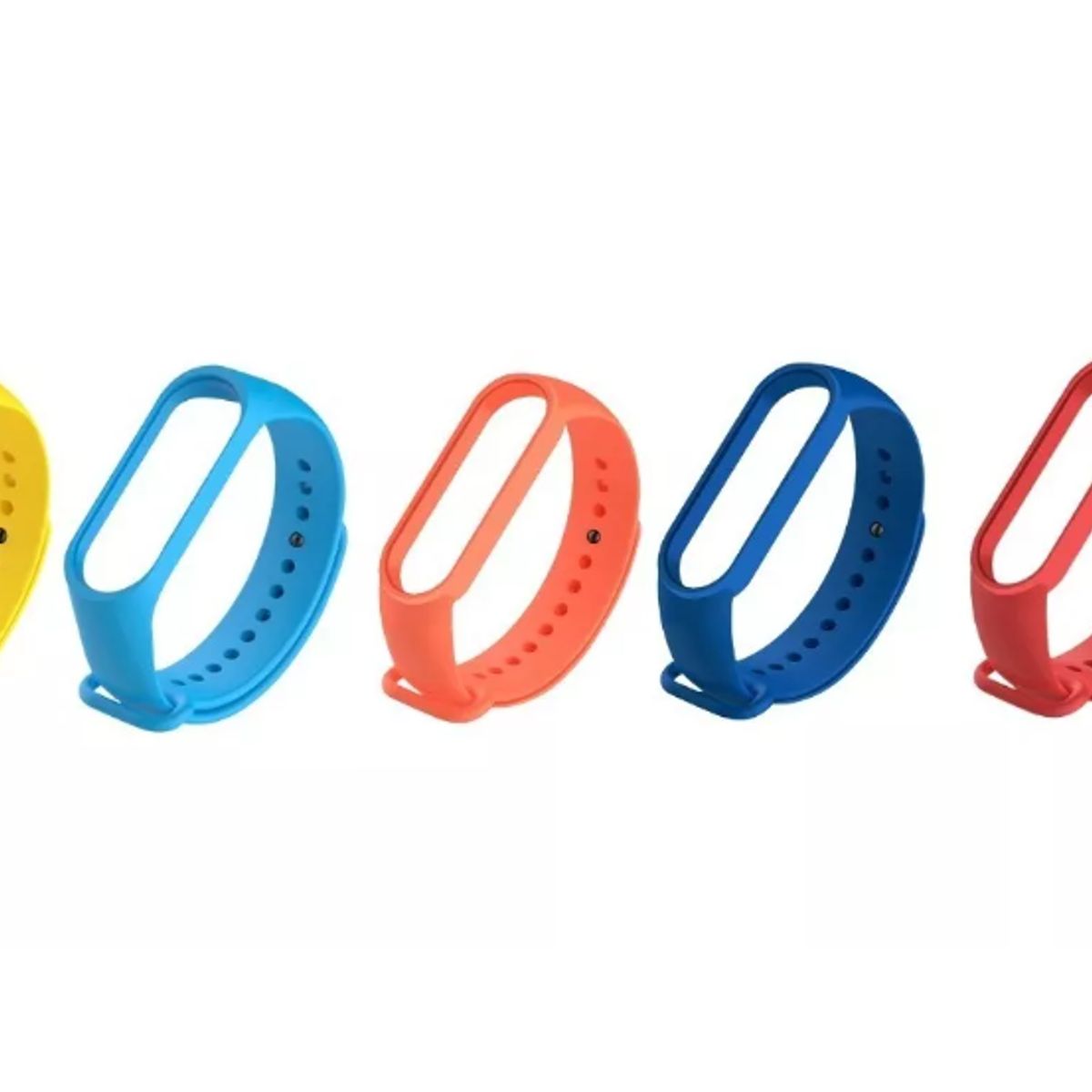 GENERICO - Pack 5 Correas De Recambio Varios Colores Xiaomi Mi Band 5/6