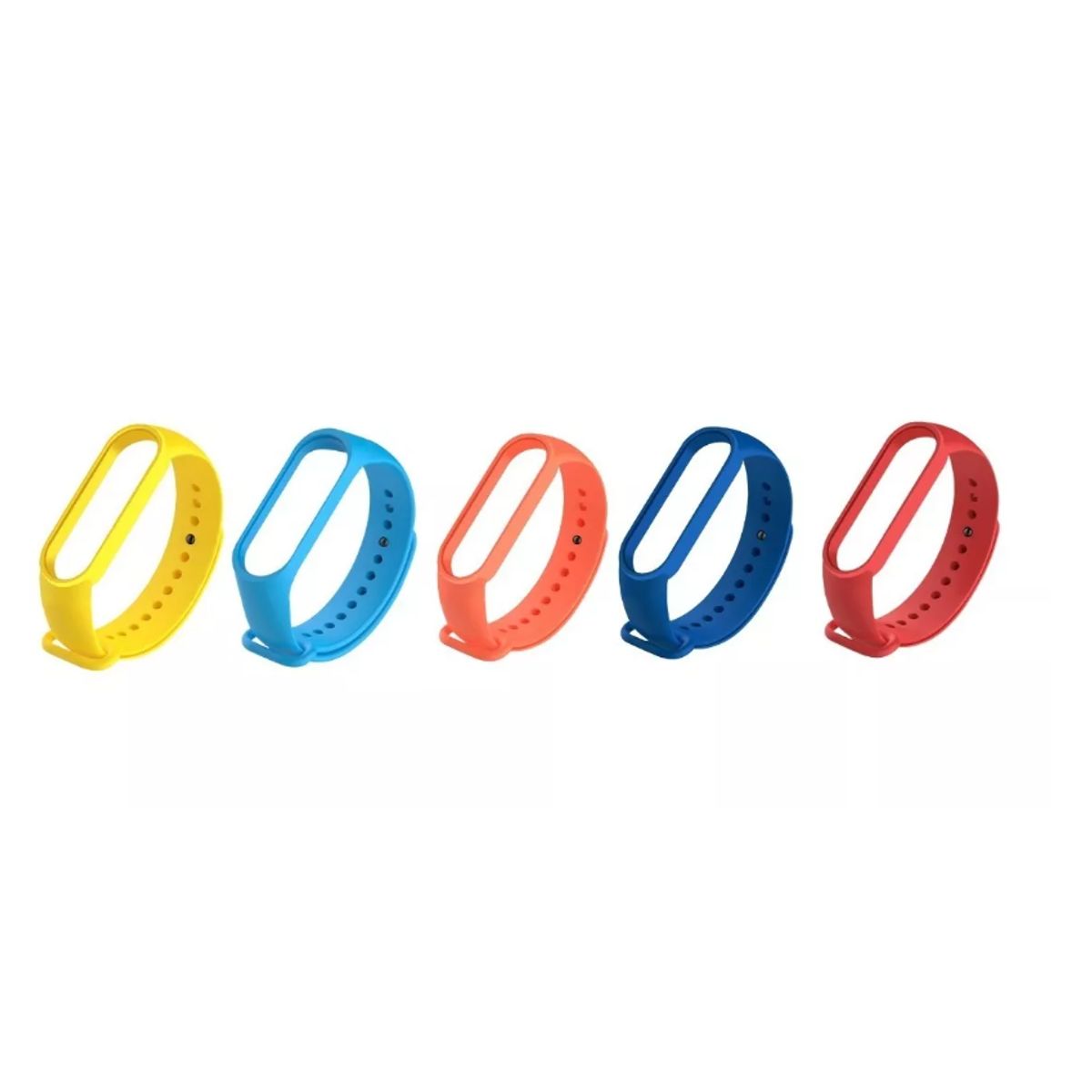 GENERICO - Pack 5 Correas De Recambio Varios Colores Xiaomi Mi Band 5/6