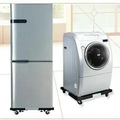 GENERICO - Soporte con Rueda para Cocina Lavadoras Refrigerador Ajustable
