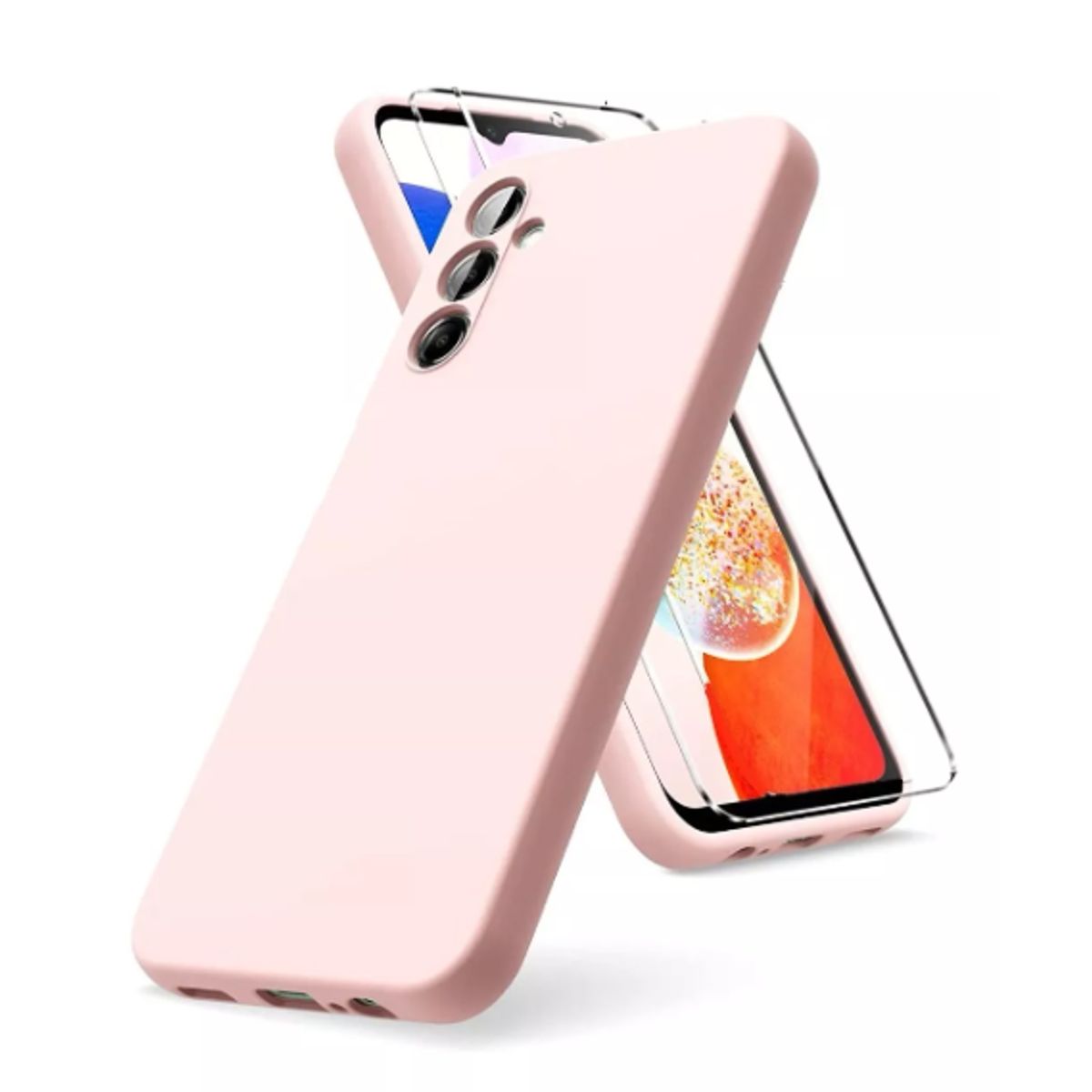 GENERICO - Carcasa Silicona Para Samsung Todos + Lamina Completa