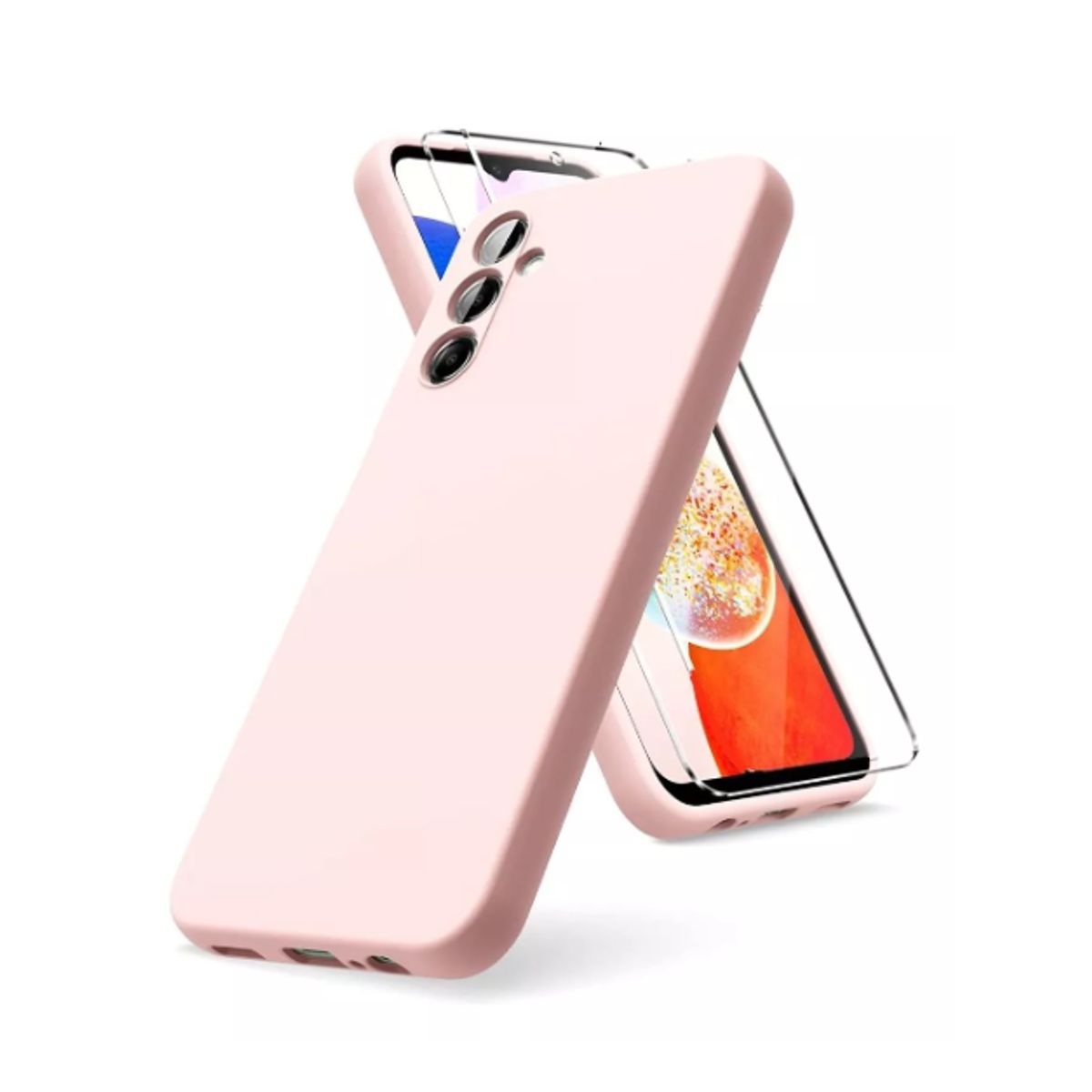 GENERICO - Carcasa Silicona Para Samsung Todos + Lamina Completa