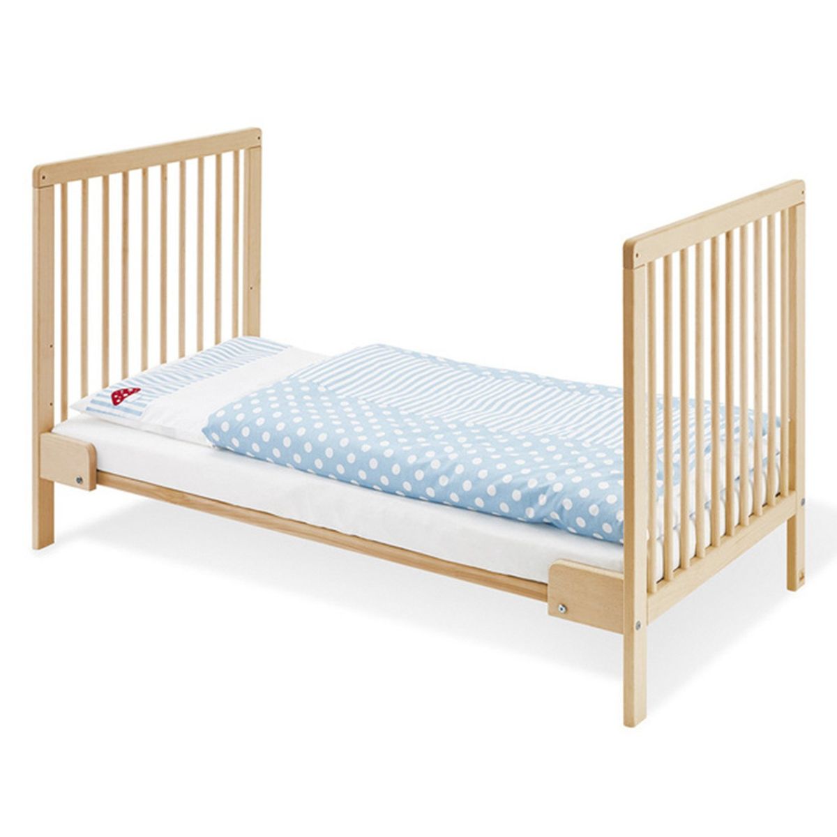 PINOLINO - Cuna de Madera Hanna 70x140+Colchón PINOLINO