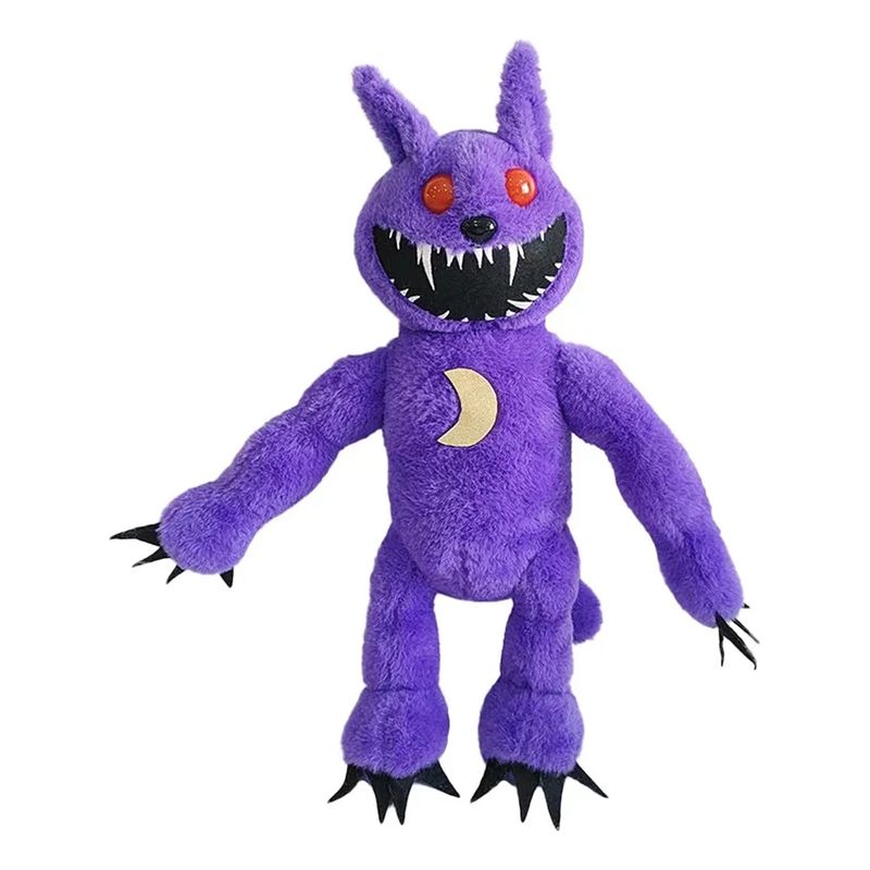GENERICO - Catnap Pesadilla Peluche Gato Morado Terrorífico 30cm