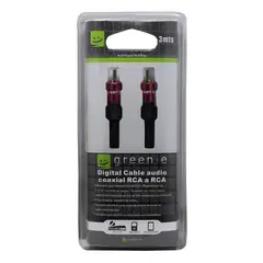 GREEN E - Cable Audio Coaxial 3MTS
