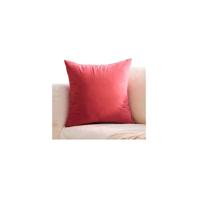 GENERICO - Pack 2 Fundas Para Cojin Velvet Terciopelo Liso 45x45cm