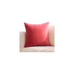 GENERICO - Pack 2 Fundas Para Cojin Velvet Terciopelo Liso 45x45cm