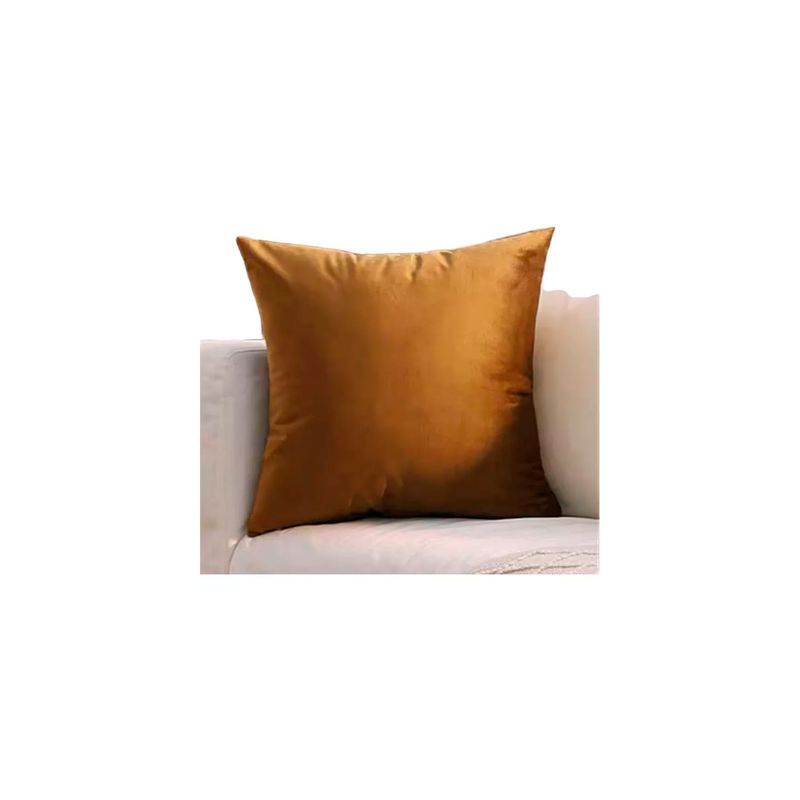 GENERICO - Pack 2 Fundas Para Cojin Velvet Terciopelo Liso 45x45cm