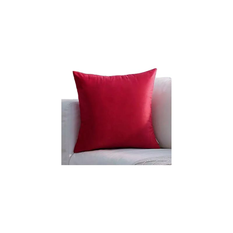 GENERICO - Pack 2 Fundas Para Cojin Velvet Terciopelo Liso 45x45cm