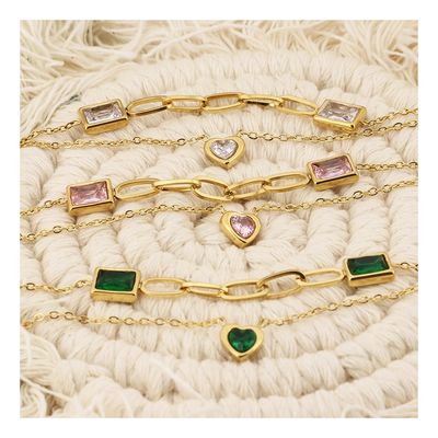 Imagen 2 del producto Set Collar Doble y Aros Galvanizado En Oro Regalo Mujer