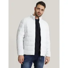 CALVIN KLEIN - Parka Stretch Pufer Blanco