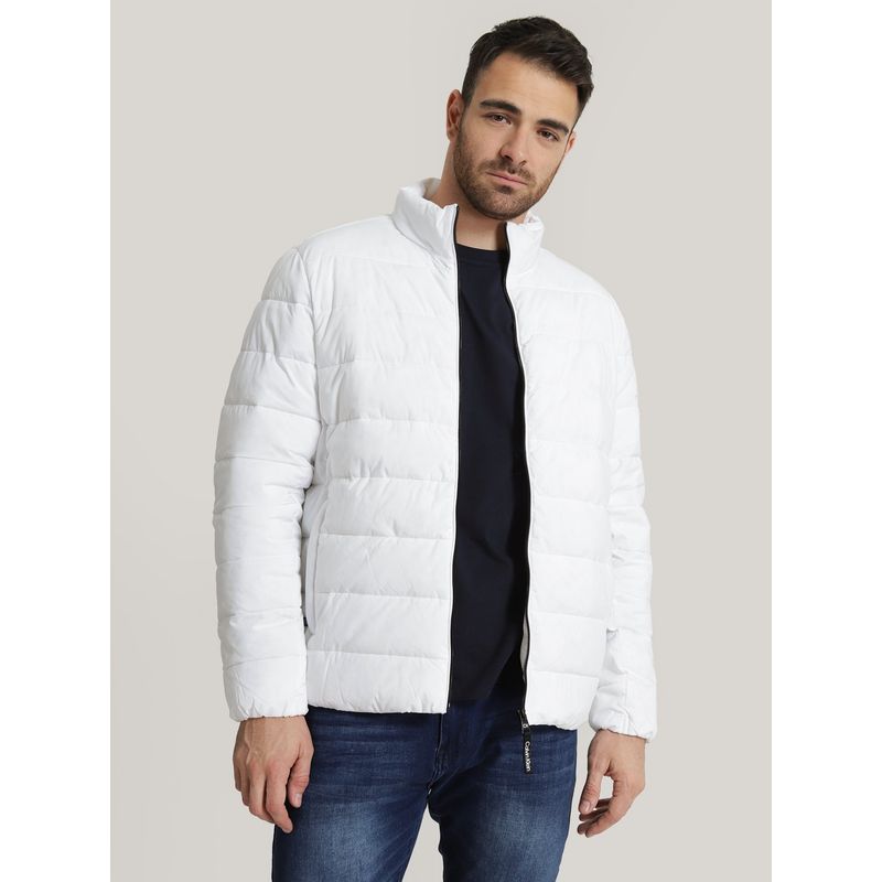 CALVIN KLEIN - Parka Stretch Pufer Blanco Calvin Klein