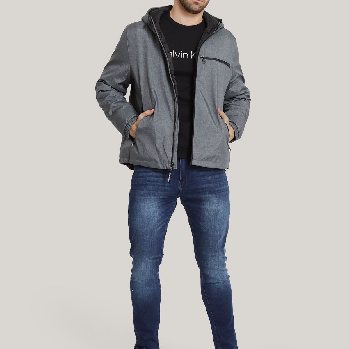 CALVIN KLEIN - Chaqueta Stretch