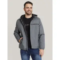 CALVIN KLEIN - Chaqueta Stretch Gris
