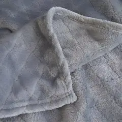 PITAYA - Frazada Para Cama De 1.5 Y 2 Plazas Gris