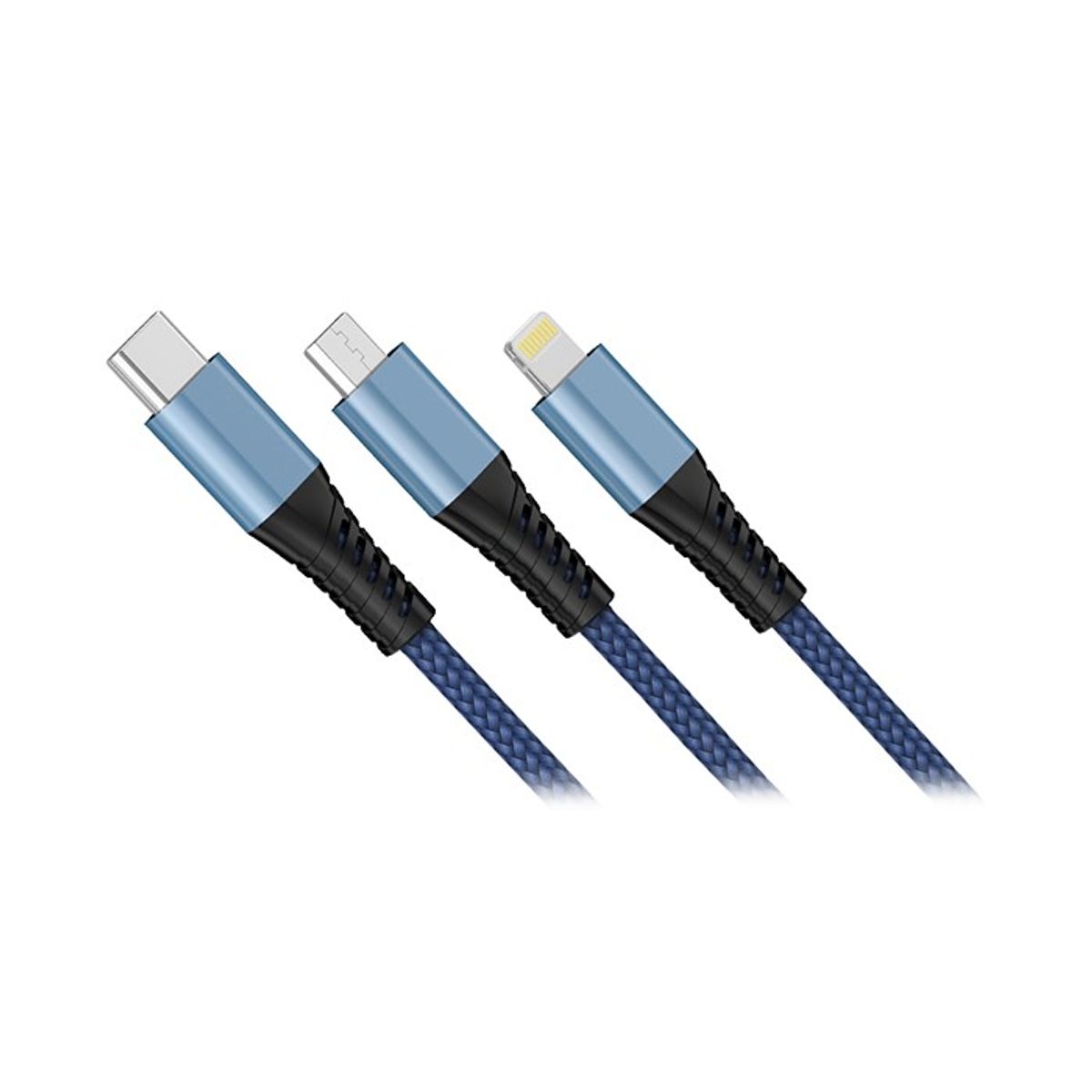 MASTER G - Cable Usb Master G 3 En 1 Micro Tipo C y Para IPhone