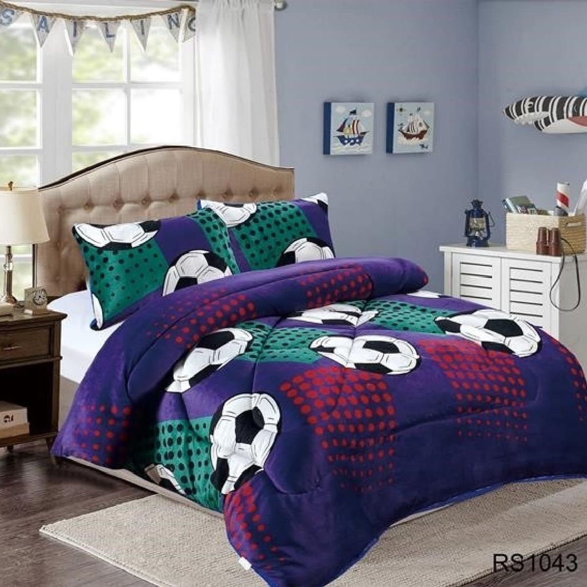 GENERICO - COBERTORE INFANTIL CON CHIPORRO 1.5 PLAZA PELOTAS  ROUSS