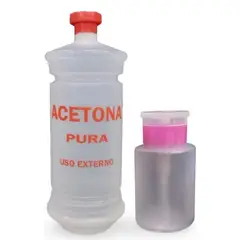 GENERICO - Acetona Removedor Esmalte 1000ml + Vaso Dispensador