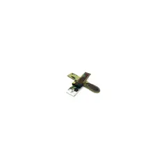 GENERICO - Correas Reloj Diloy Cuero Y Tela 18 Mm camuflaje