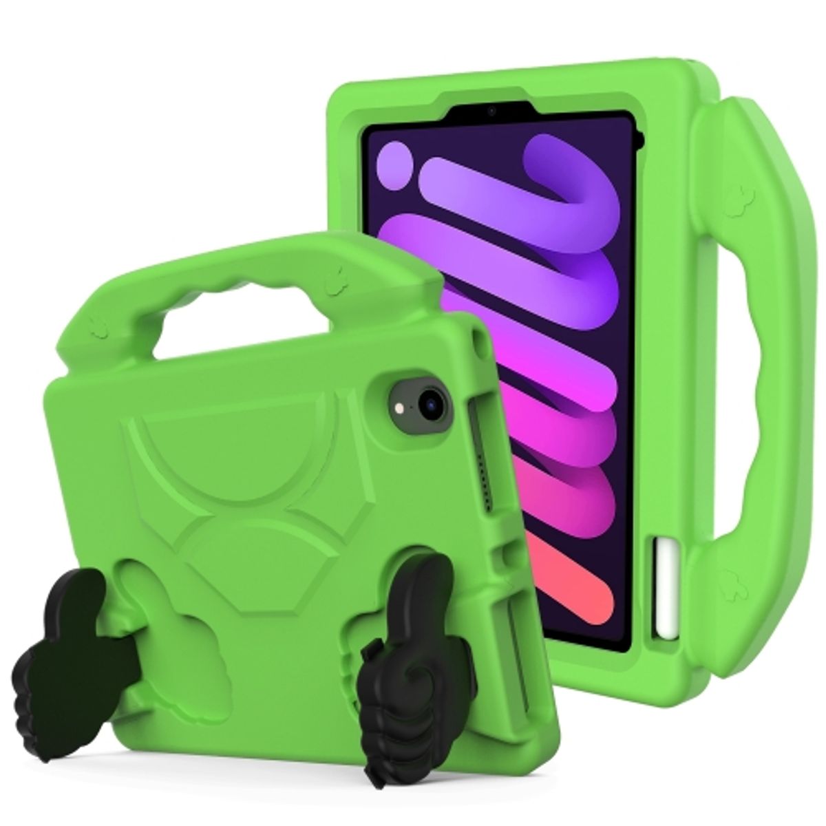 GENERICO - Carcasa Funda antigolpe niño Para iPad Mini 6 Eva Verde