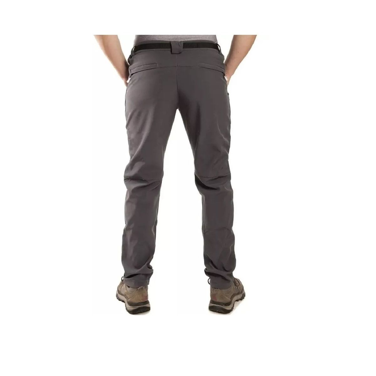 GENERICO - Pantalon Softshell Hombre Termico Impermeable Para Nieve Gris