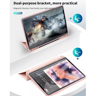 Imagen 2 del producto Funda Inteligente Para Samsung Galaxy Tab S9 Fe Plus 12.4 Rosado